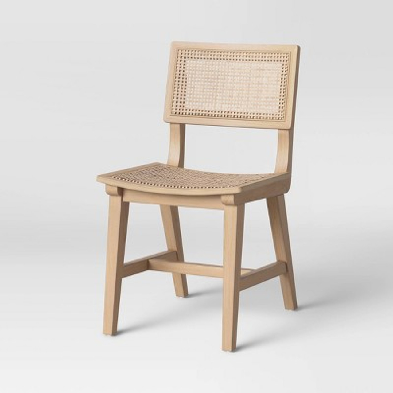 Tormod Backed Cane Fully Assembled Dining Chair Natural - Project 62™