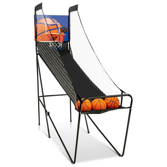 Costway 75138604 Foldable Single Shot Basketball A...