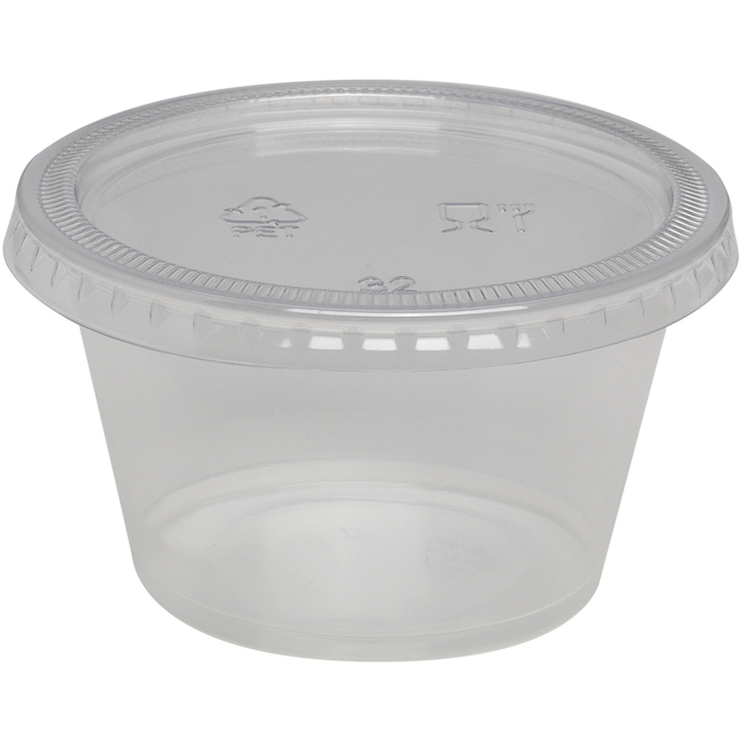 Portion Cup Lids by GP Pro by Georgia Pacific Corp. DXEPP40CLEAR