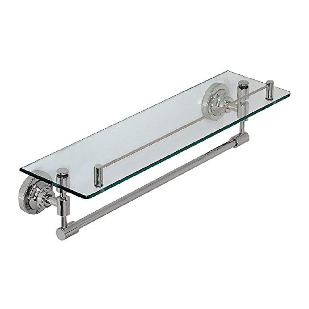 Classical Design Polished Chrome Glass Shelf