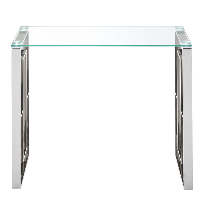 Inspire 502482CH Eros Console Table In Silver