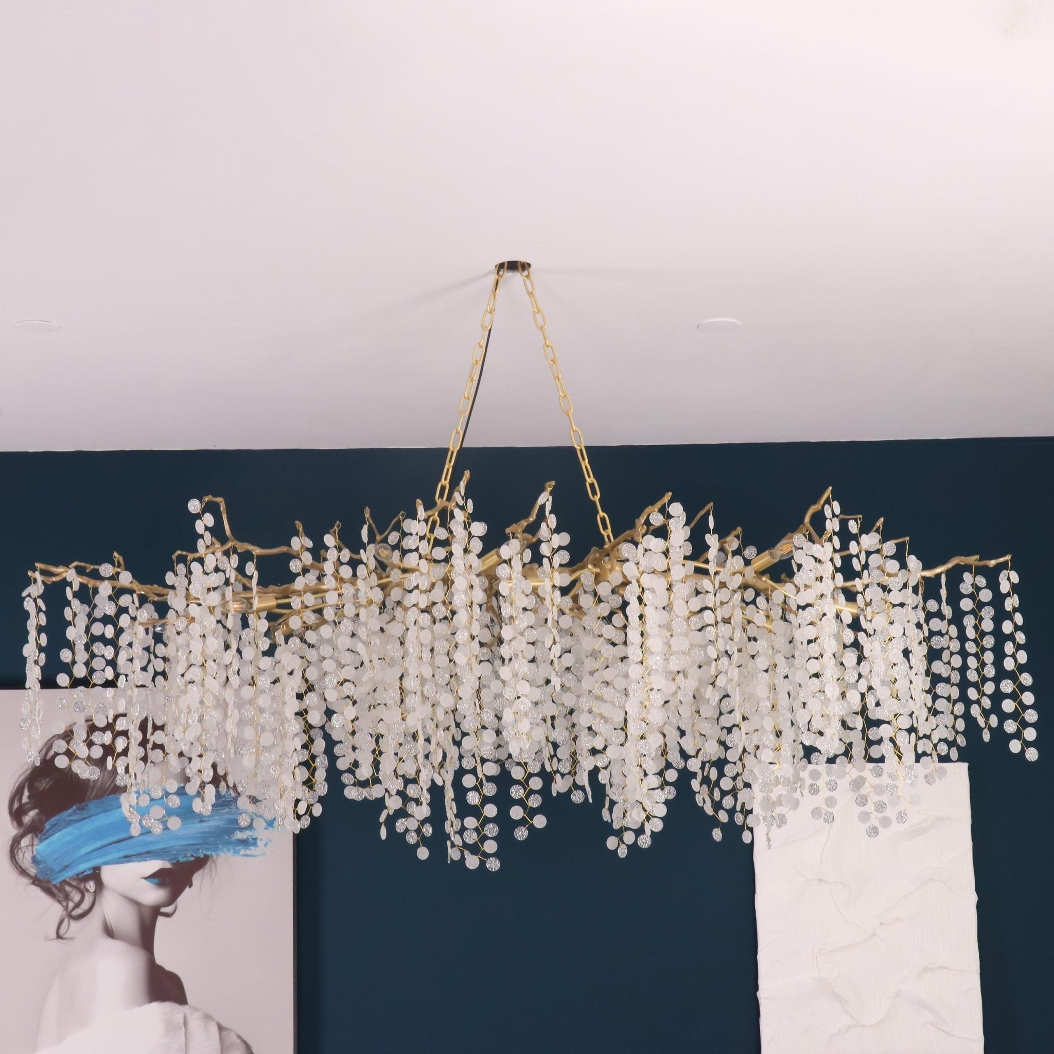 Shiro Noda Crystal Chandelier