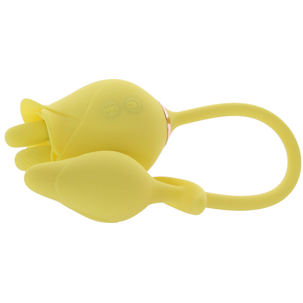 Clit-Tastic Tulip Finger Massager and Plug