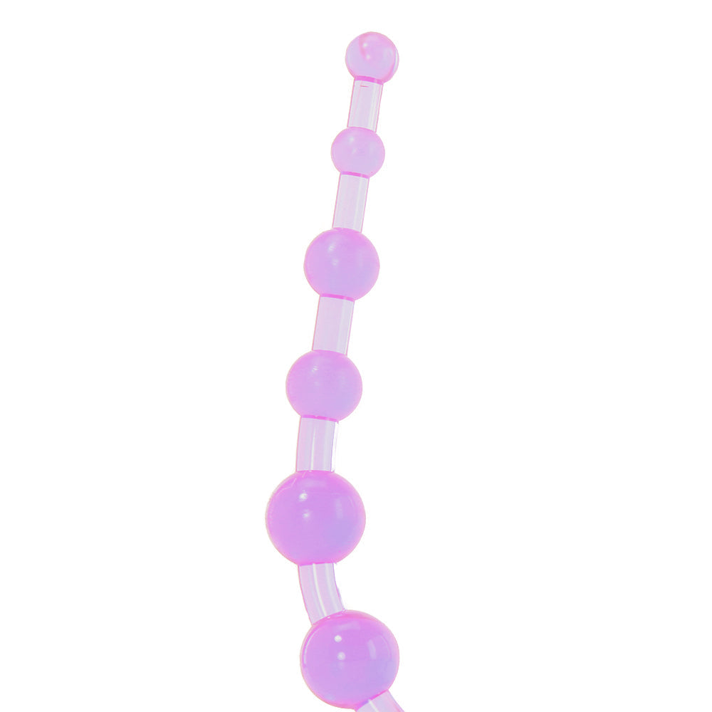 X-10 Anal Beads in Purple