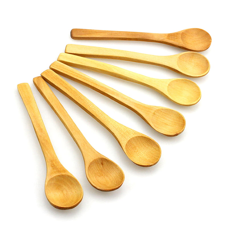 6PCS Set Hot Bamboo Utensil Kitchen Wooden Cooking Tools Spoon Spatula Mixing