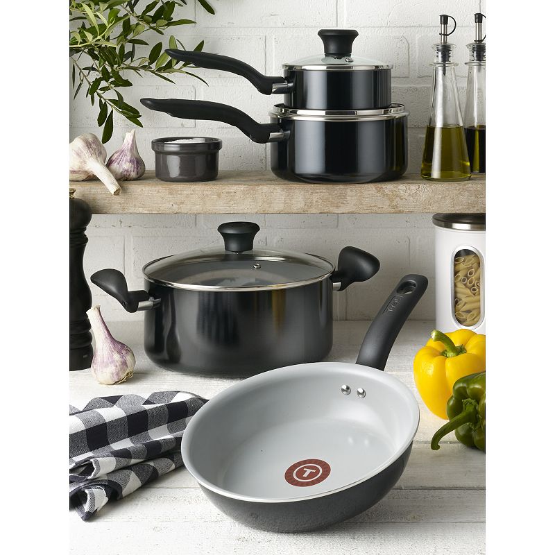 T-Fal Initiatives 14-pc. Ceramic Cookware Set