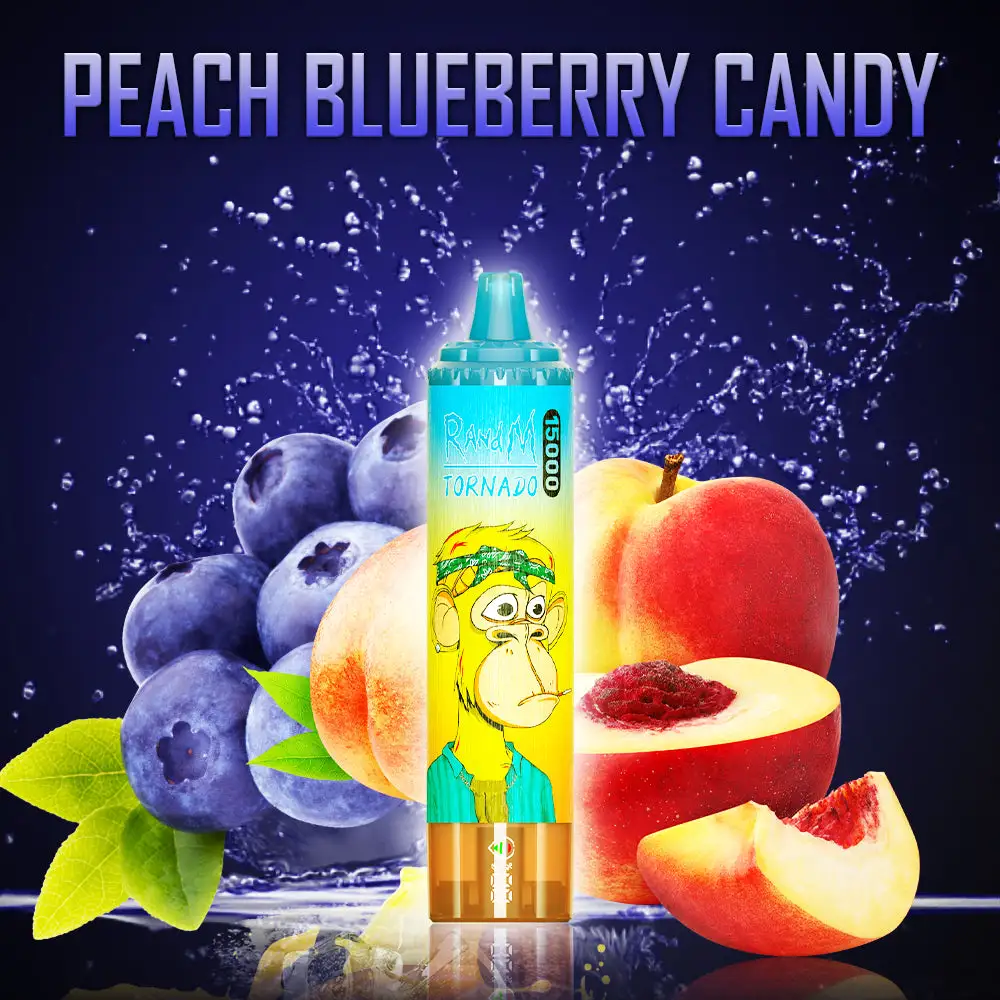 Fumot Tornado 15000 Puffs - Peach Blueberry Candy