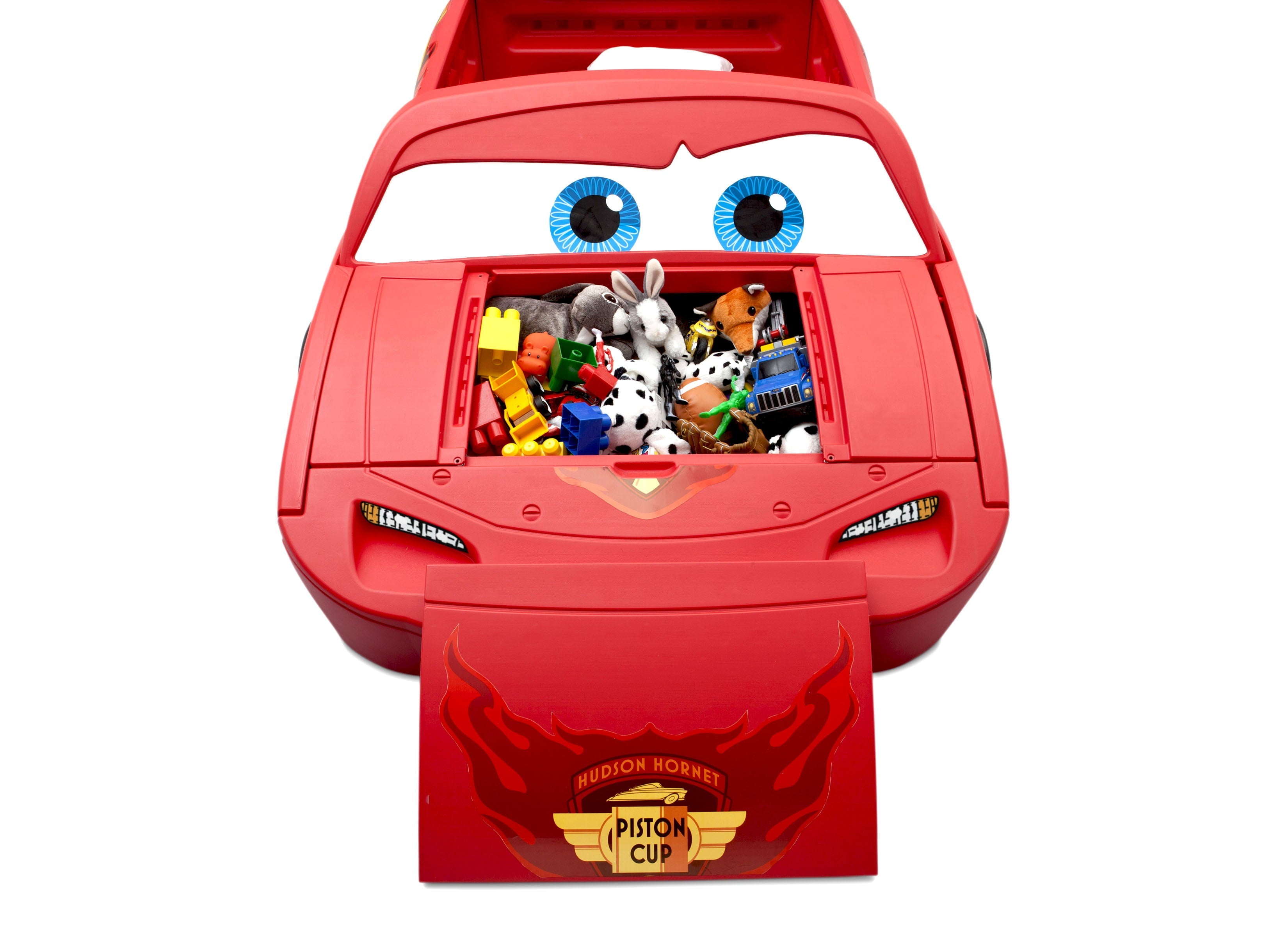 Disney/Pixar Cars Lightning McQueen Toddler-To-Twin Bed with Toy Box by Delta Children