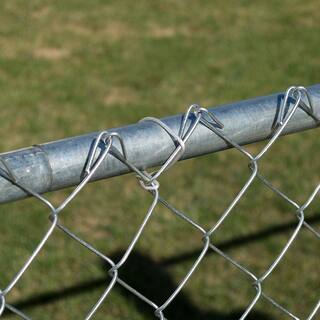 YARDGARD 1-38 in Dia x 10 ft. 6 in. 17-Gauge Galvanized Steel Chain Link Fence Top Rail Post 328913DPT