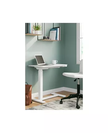 Signature Design By Ashley Lynxtyn Adjustable Height Side Desk