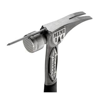 Stiletto 14 oz. TiBone Milled Face Hammer with 15.25 in. Straight Handle TBM14RMS