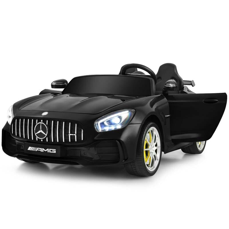 Licensed Mercedes Benz AMG GTR 2-Seater Ride-on Car 12V Battery Powered Vehicle Kids Riding Toy Car with Remote