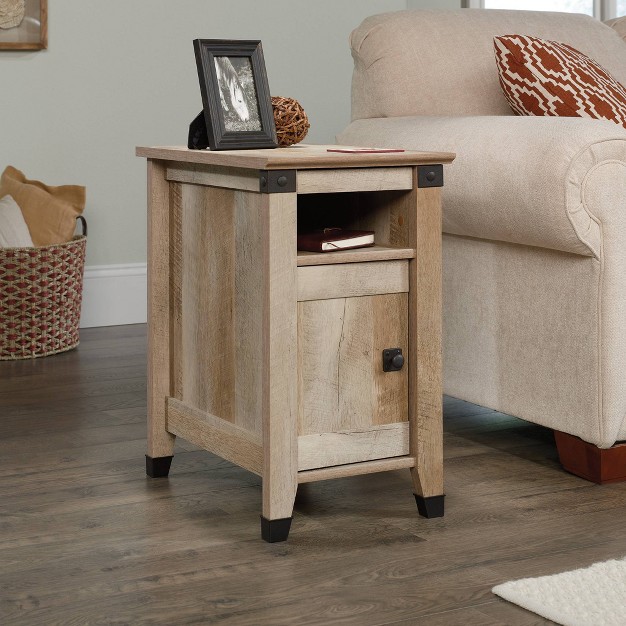 Carson Forge Side Table Lintel Oak Sauder