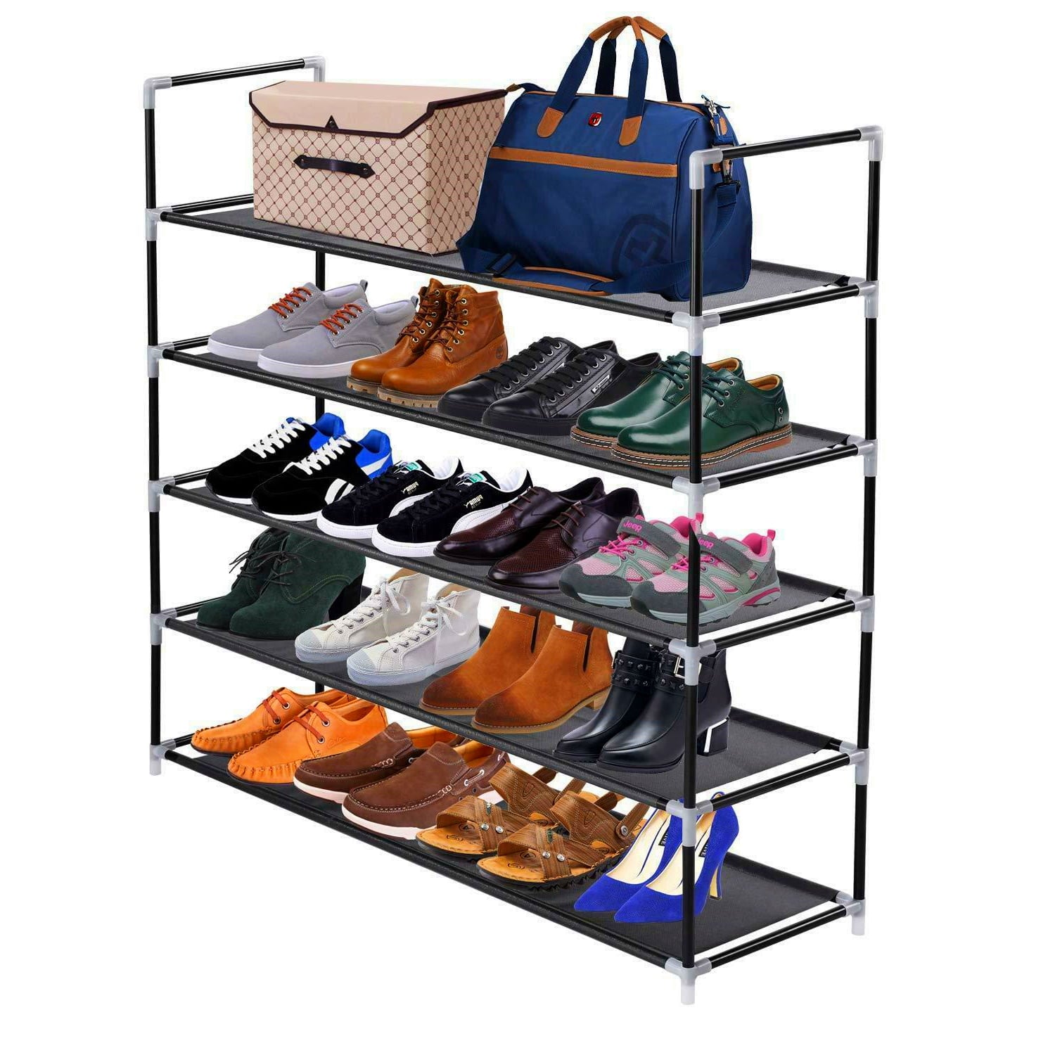 Ktaxon 3/5/10 Tier Layer Shoe Rack Storage Organizer Cabinet Shelf Space Saving