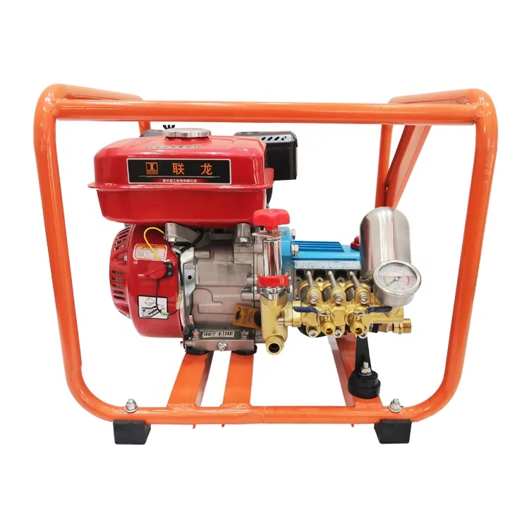 LS 725H High Pressure Agricultural Pesticide Portable Gasoline Engine Htp Plunger Pump Power Sprayer