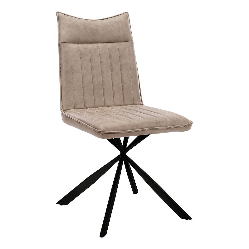 Monarch Starburst Legs Dining Chair 2-piece Set