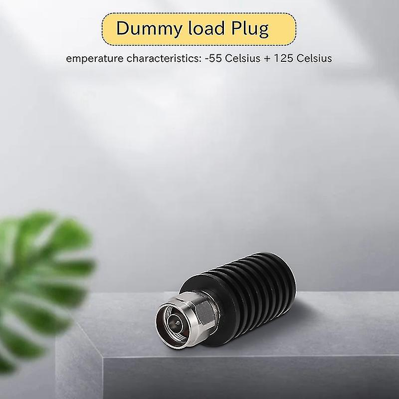 Rf Coax 25w N Male Connector Small 50 Ohm Dc-3ghz ， Dummy Load Plug