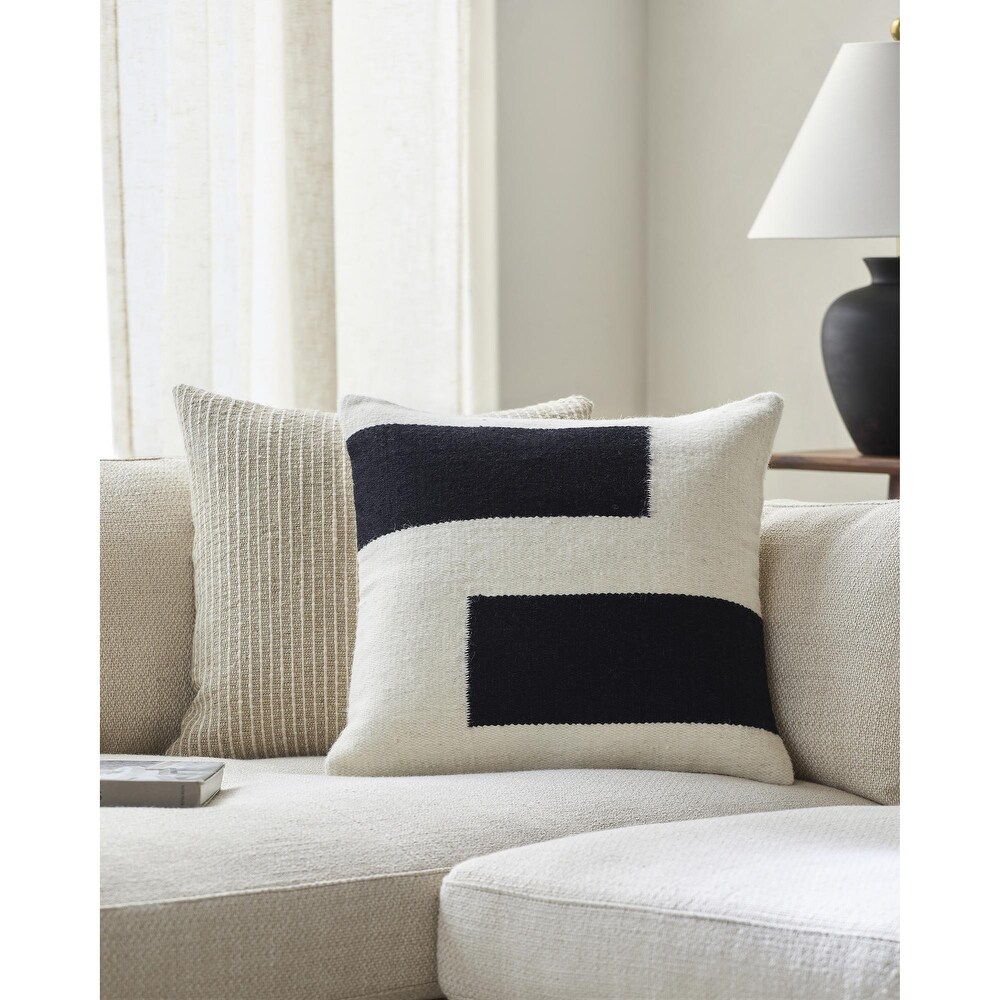 Johanna Modern   Contemporary Stripe Accent Pillow