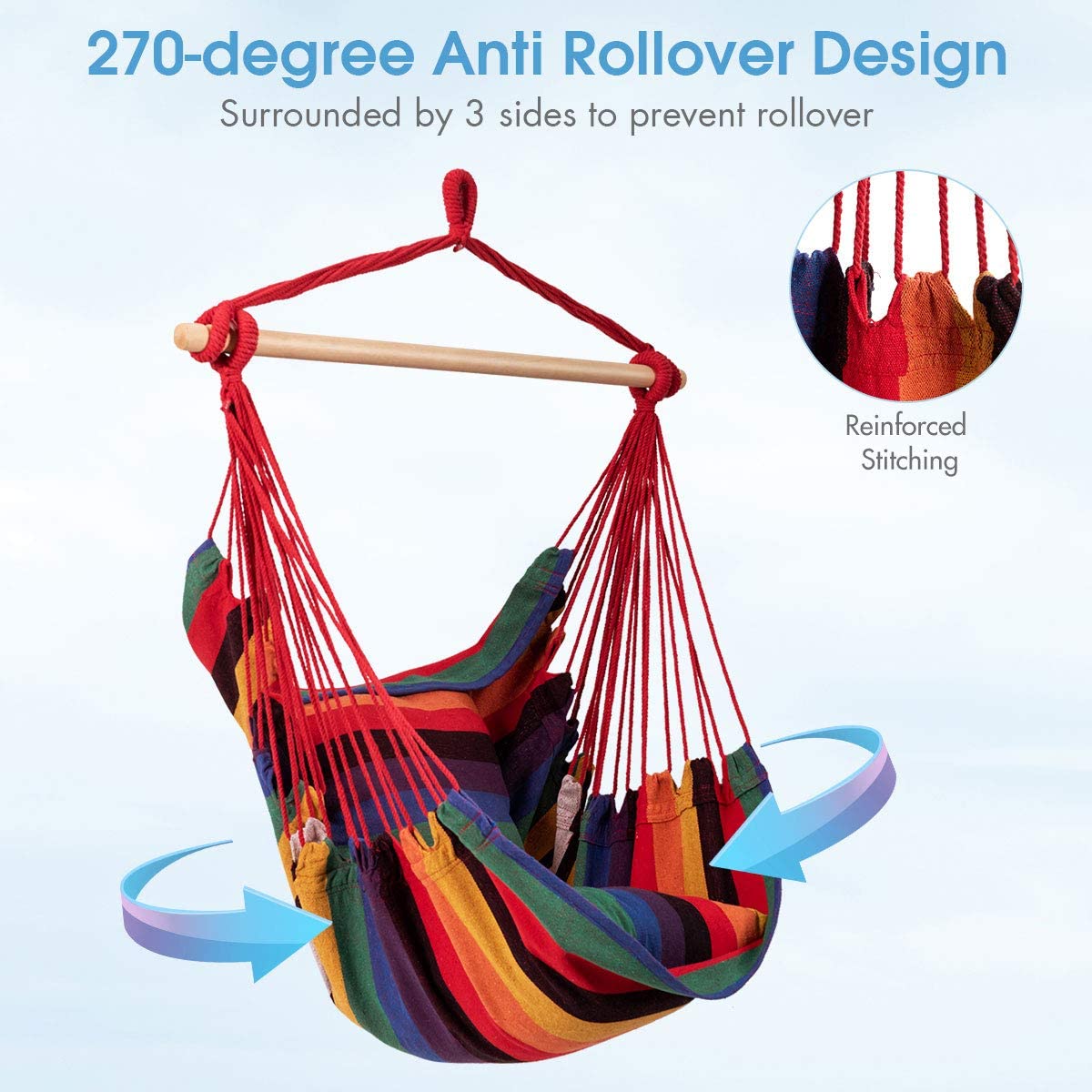 Hammock Chair Hanging Rope Swing