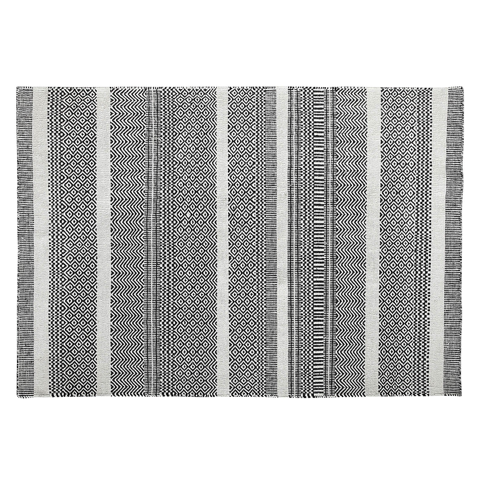 300X200 Cm Calvin Handmade Wool Rug Calvin-Cv-21-Xl(Graphite)