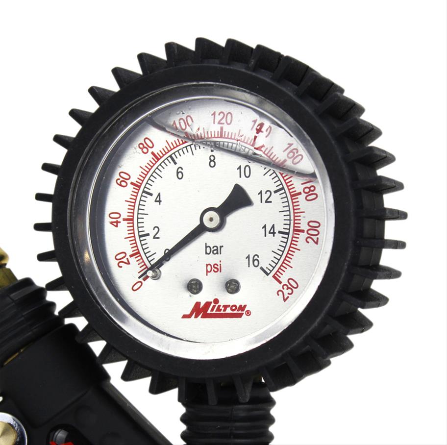 Milton Industries 572A Milton Pro Pistol Grip Analog Tire Pressure Gauges