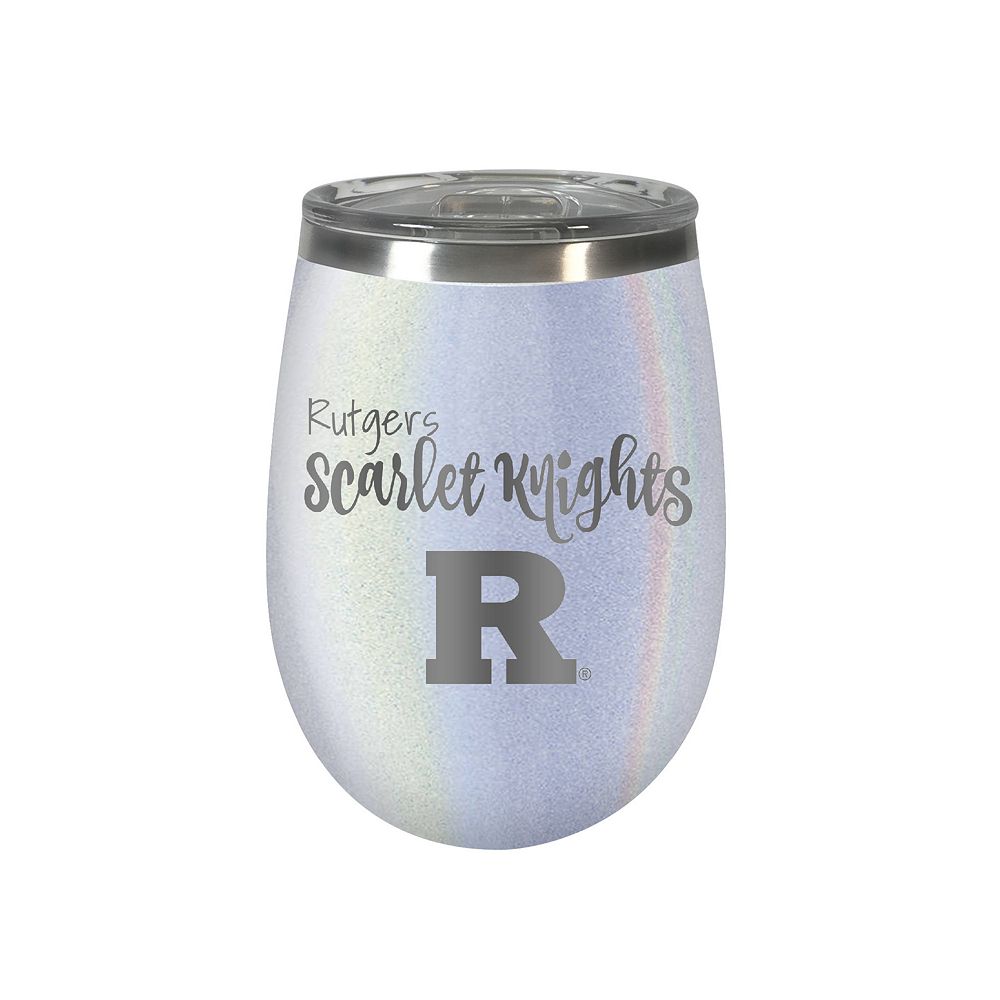 Rutgers Scarlet Knights Opal Finish Wine Tumbler