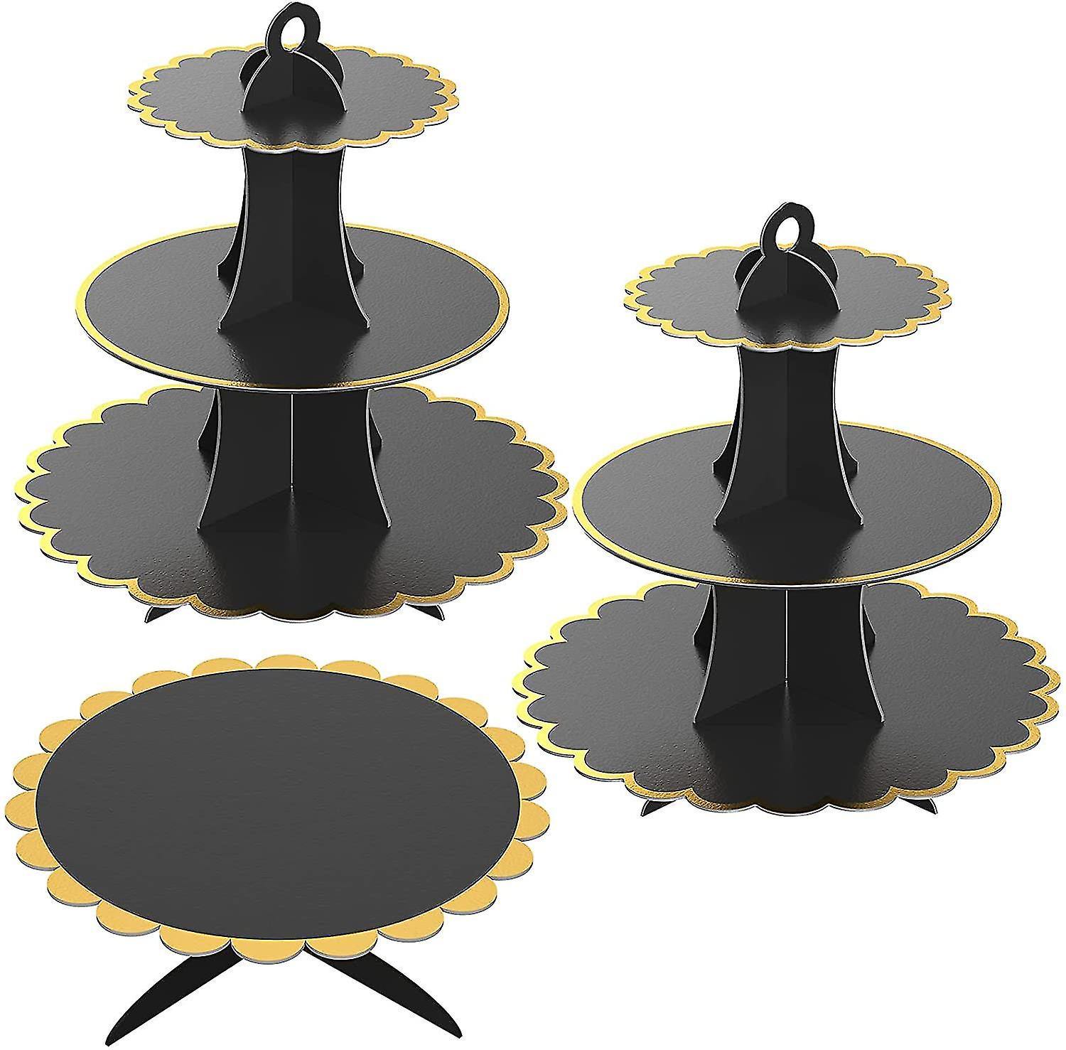 One Tier Dessert Tower Cake Stand 3 Pcs