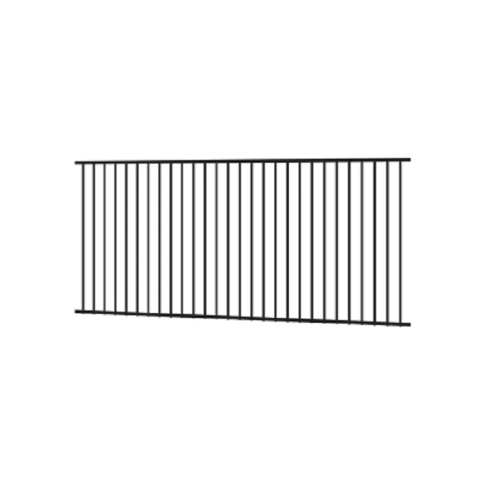 Classic Australia aluminium flat top flat bottom pool fence panels 1200mm x 2300mm