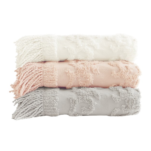 Mila Cotton Tufted Throw Blanket