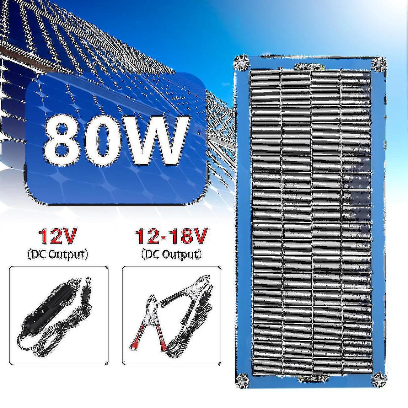 300w 12v Output Solar Cells Monocrystalline Compatible With Battery Boat Charger