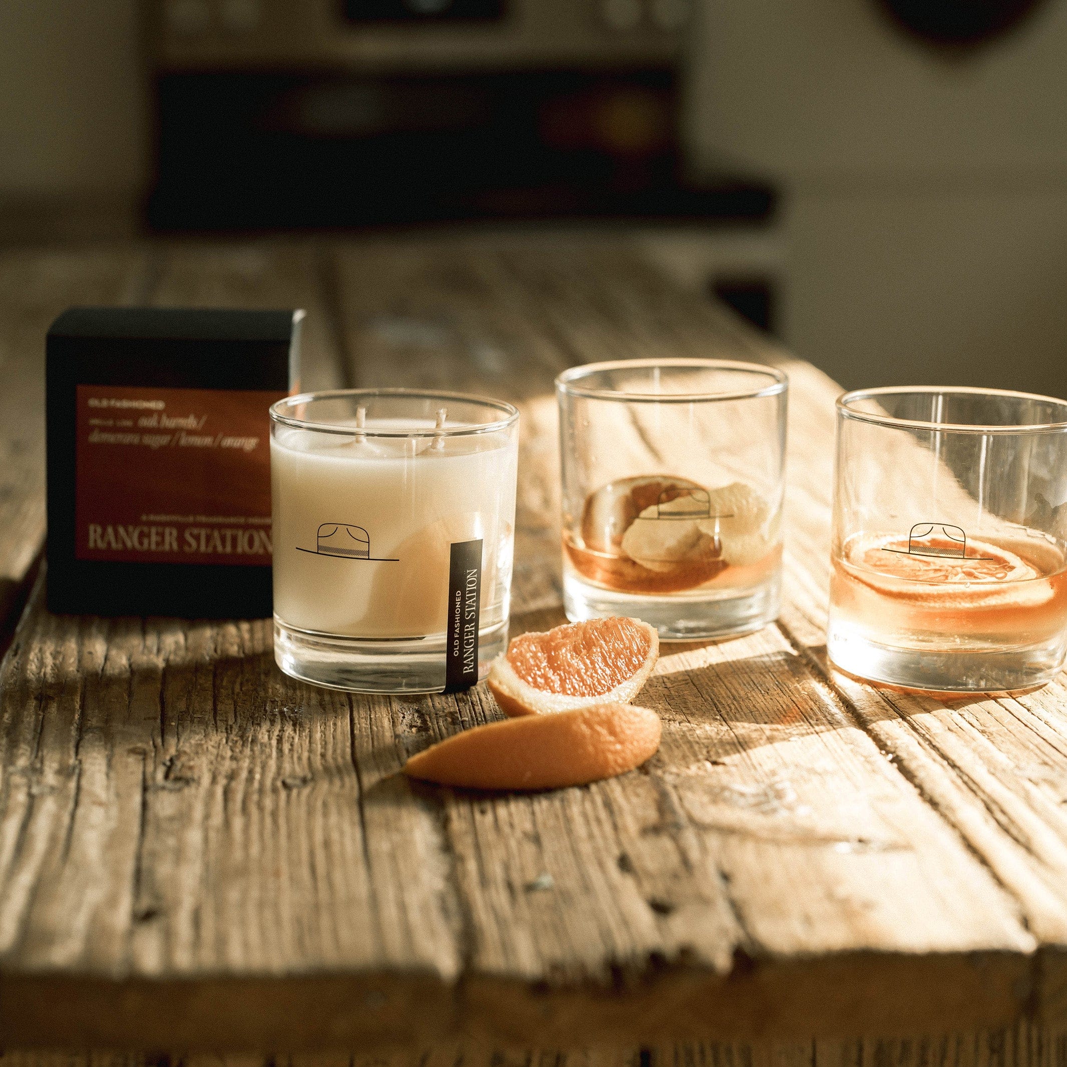 Ranger Station Candle + Whiskey Tumbler