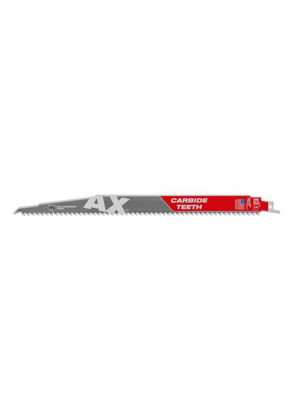 Milwaukee The Ax with Carbide Teeth SAWZALLBlade 12 in. 5T 48-00-5227 from Milwaukee