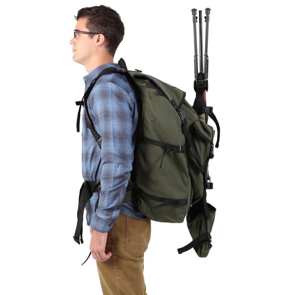 59 Liter Capacity Olive Drab Quiet Mountain Rifle Pack