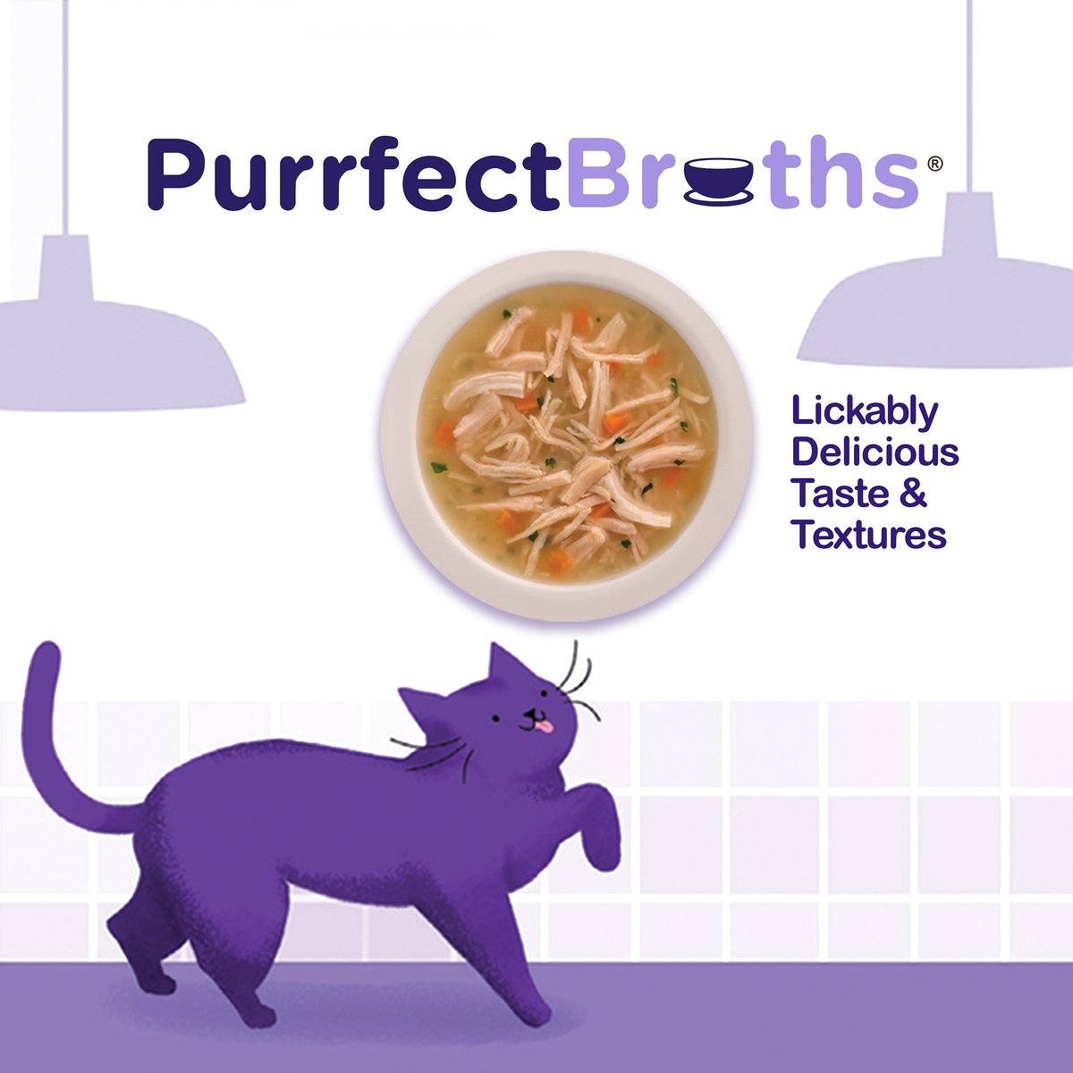 Rachael Ray Nutrish Purrfect Broths All Natural Grain-Free Classic Chicken Recipe Cat Food Topper