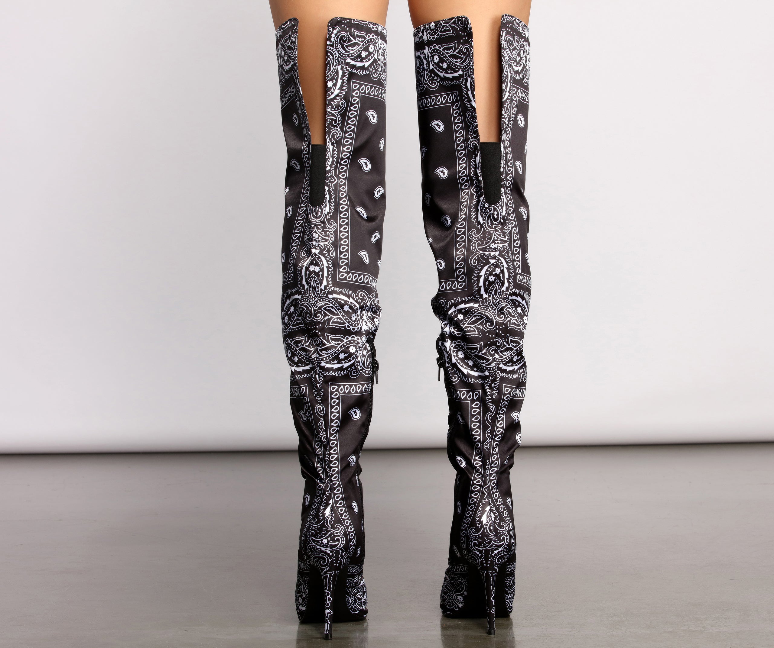 Trendy Thigh-High Pointed Toe Stiletto Boots