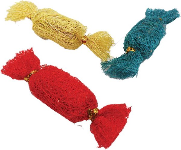 AandE Cage Company Candies Loofah Small Pet Toy