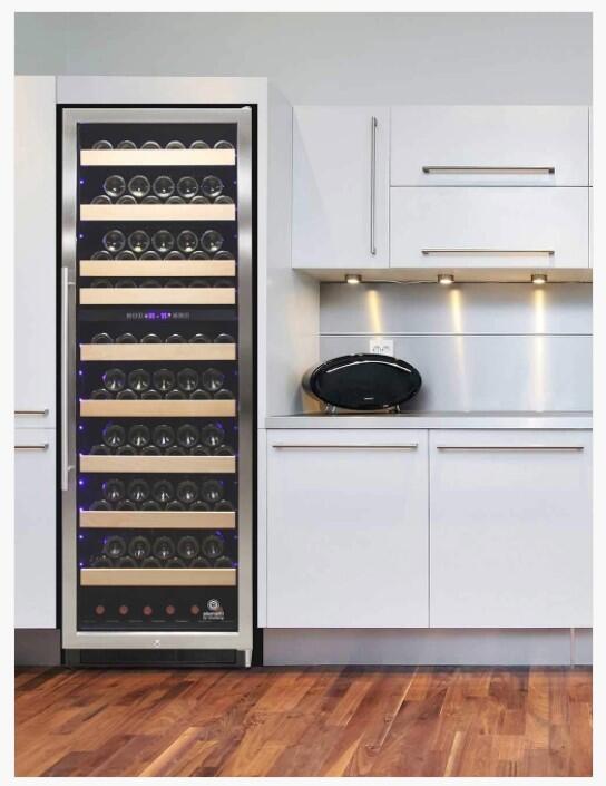 Element by Vinotemp EL168WCST Connoisseur Series 24 Inch Stainless Steel Wine Cooler