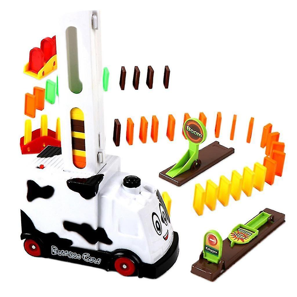 Electric Dominos Stacking Train Toy Set