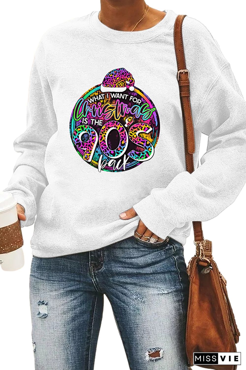 What I Want For Christmas Is The 90's Back Sweatshirt Wholesale