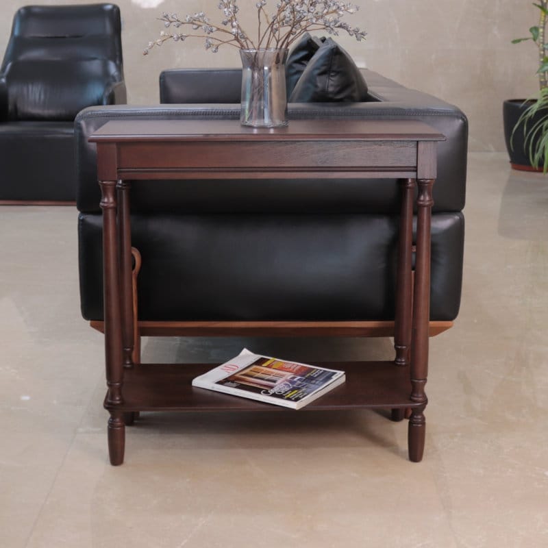 28.25'' Console Table  28.25'' H X 28.25'' W X 11.8'' D Walnut