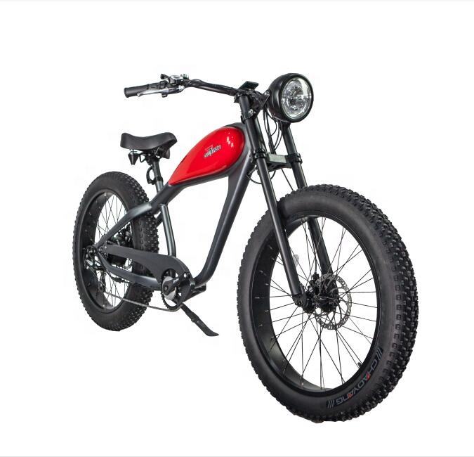 26inch Vintage electric bicycle 48v 500w/ 750w fat tire e bike electric chopper bicycles for sale