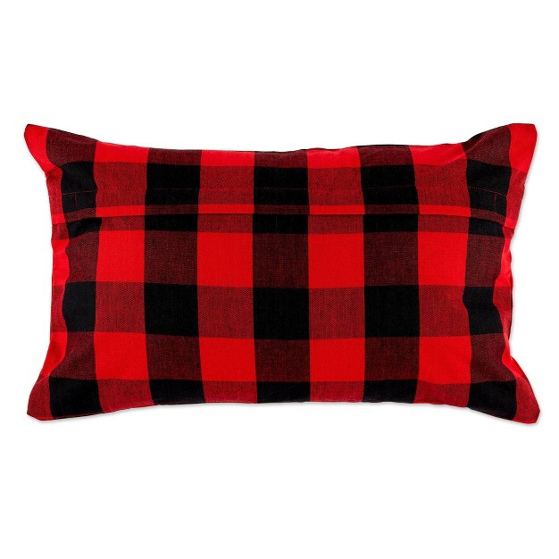 Assorted Throw Pillow Covers Red black Design Imports