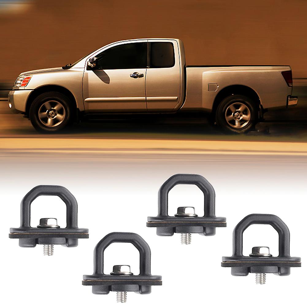 4pcs Car Tail Box Anchor Buckle Us Truck Tail Box Lock Buckle Pickup Rope Fixed Buckle