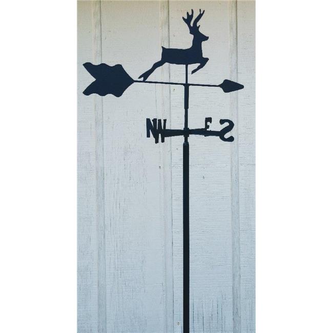 The Lazy Scroll deerin Deer Garden Mount Weathervane