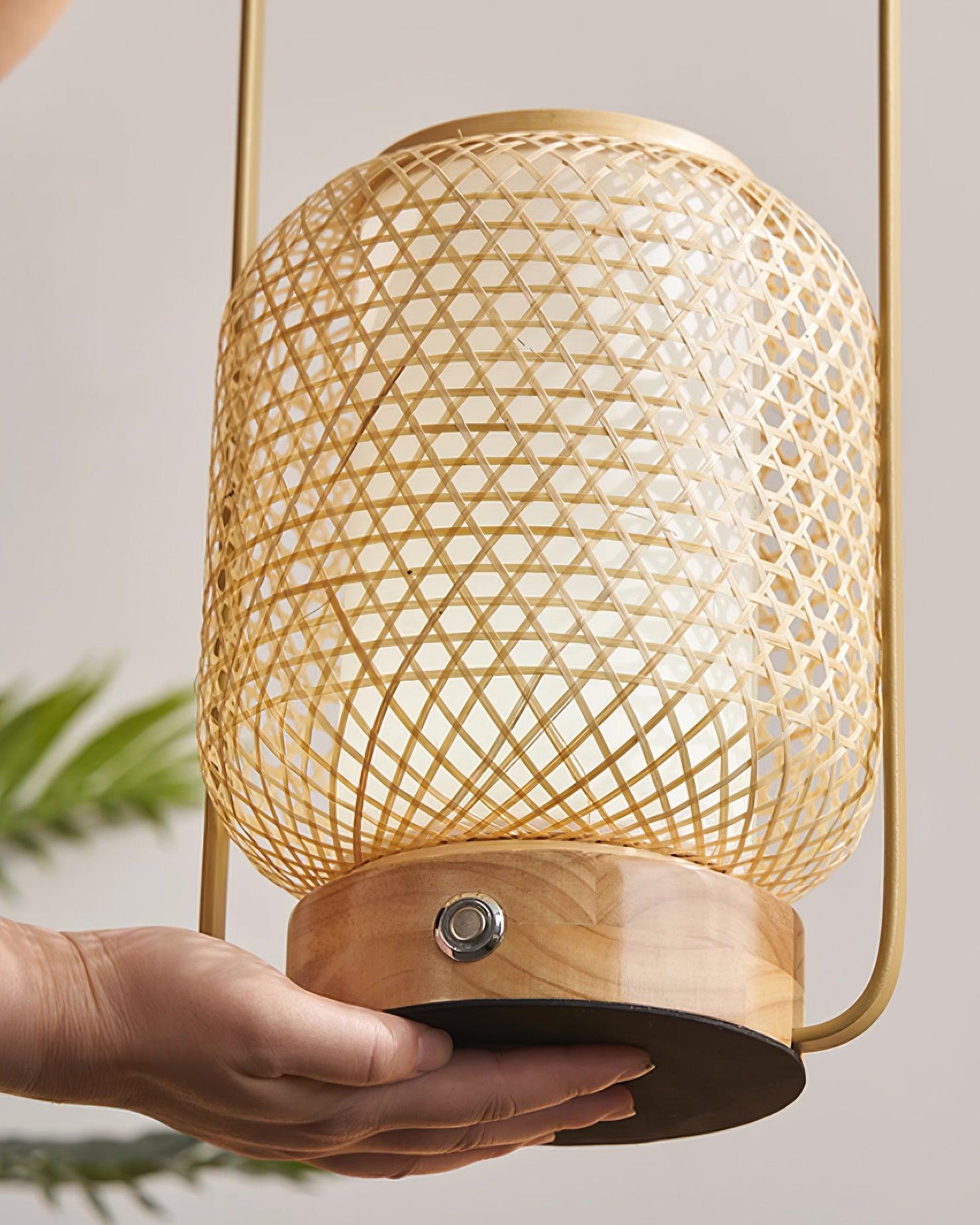 Bamboo Lantern Table Lamp