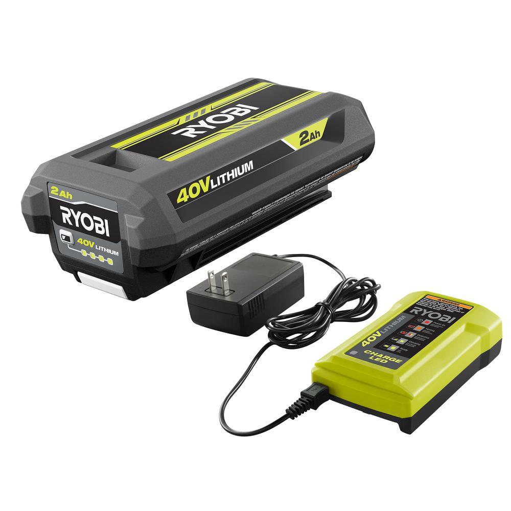 RYOBI 40V 10 in Cordless Battery Pole Saw with 20 Ah Battery and Charger