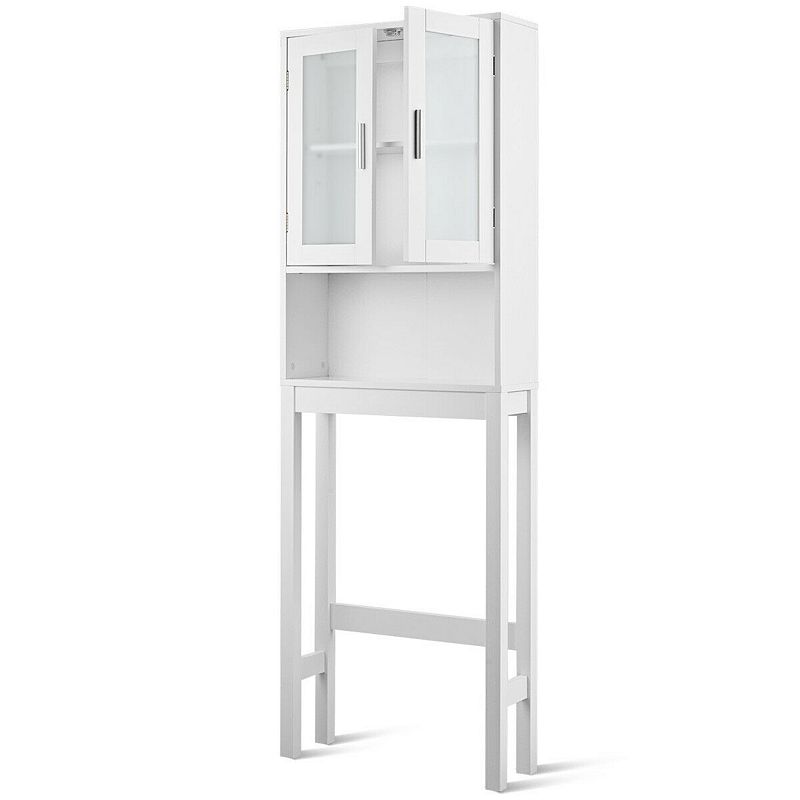 Bathroom Tower Storage Cabinet Organizer