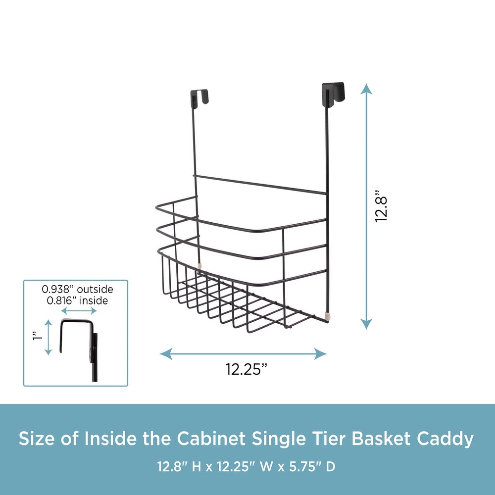 Kenney Inside the Cabinet Single Tier Basket Caddy