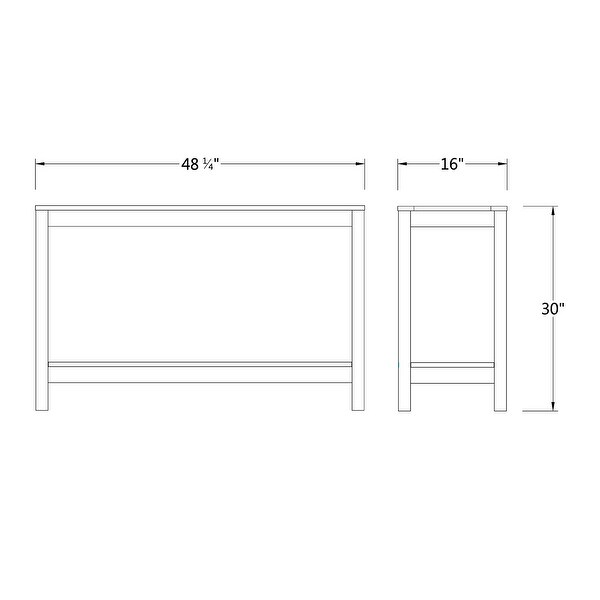 Cambridge Casual Surfside Outdoor Console Table