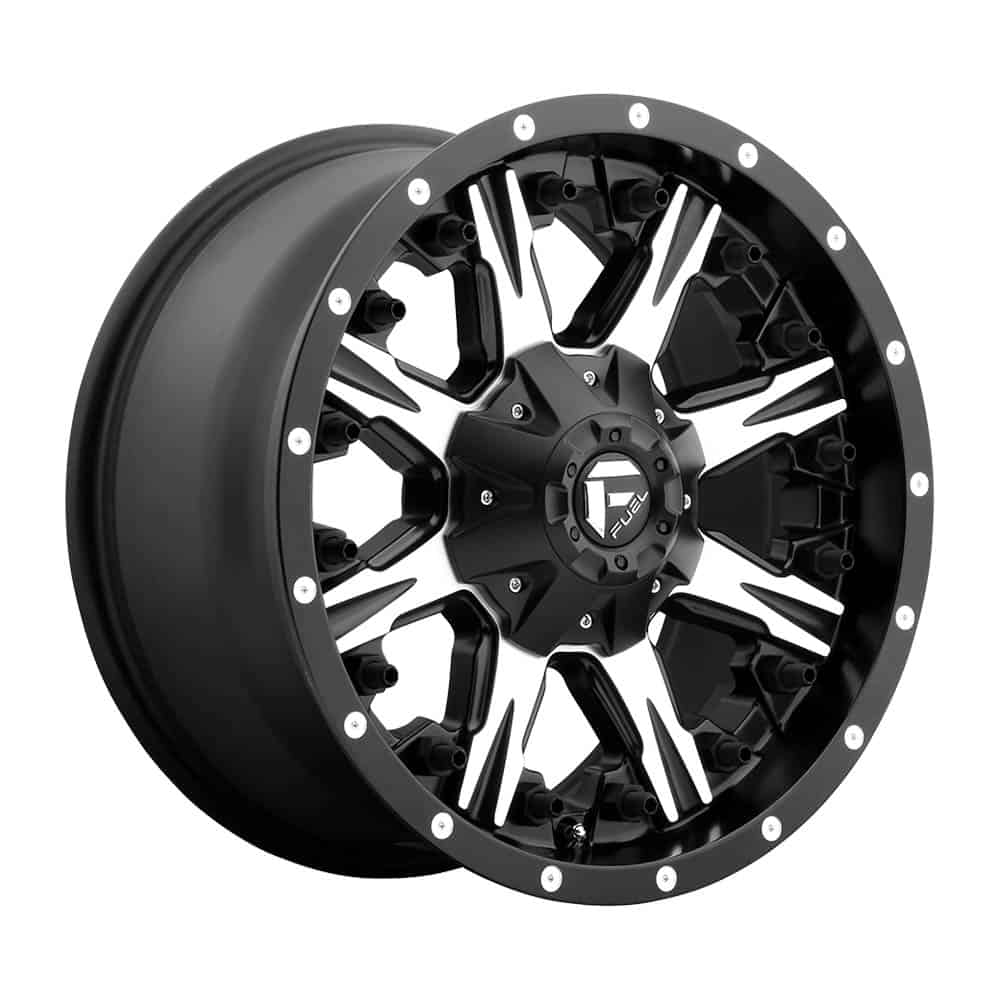 Fuel 1PC D541 NUTZ D541 18X9 6X135/5.5 MT-BLK-MACH 01MM